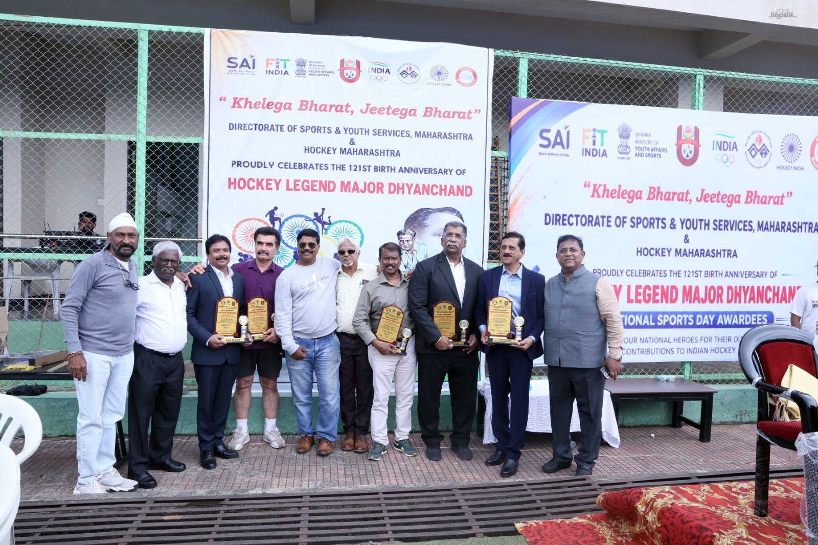Celebrates Tthe 121ST Birth Anniversary Of Hockey Legend Major Dhyanchand