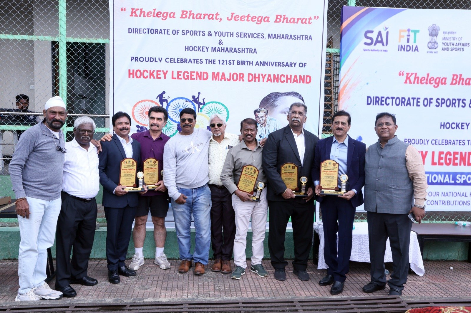 Celebrates Tthe 121ST Birth Anniversary Of Hockey Legend Major Dhyanchand